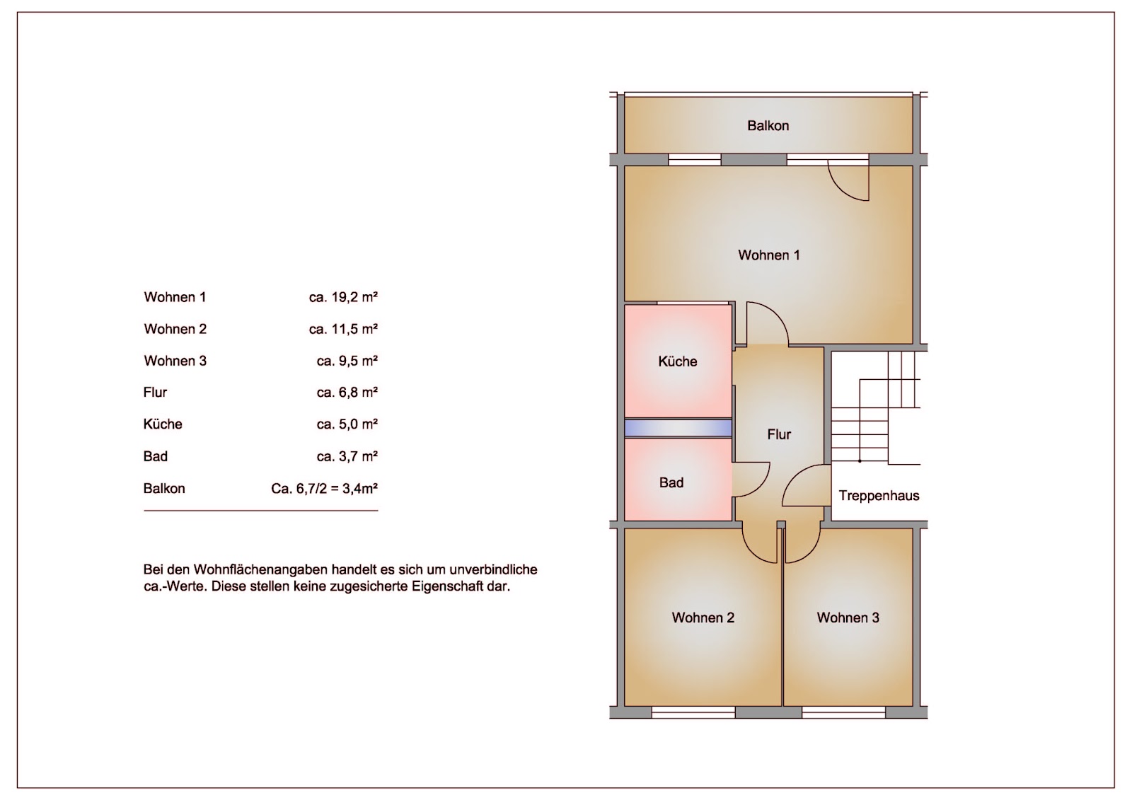 Modernes Wohnen nahe der polnischen Grenze – 3 Zimmer mit Balkon